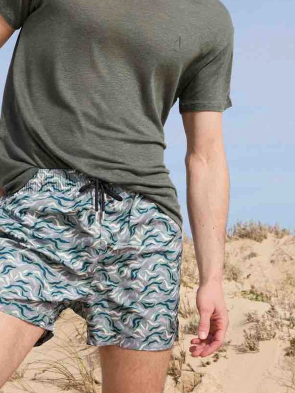 Luxury Swimshorts - Green Algues